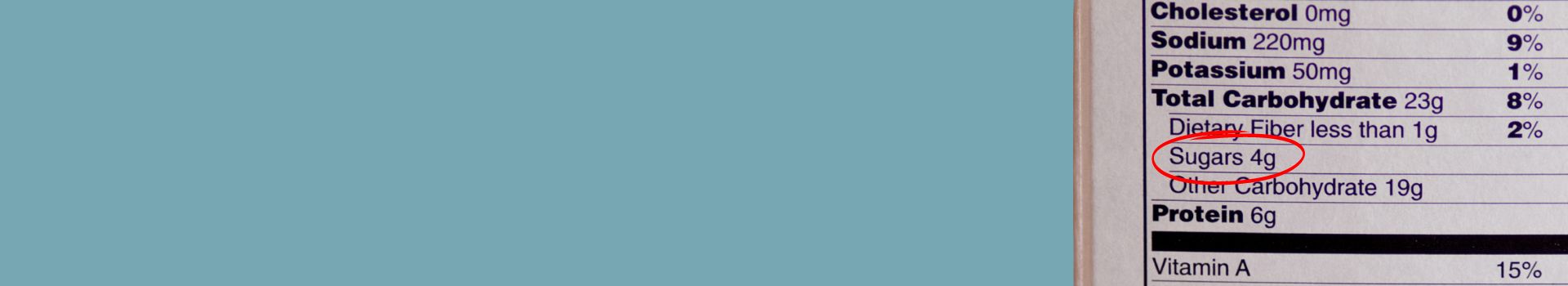 Hidden sugars in popular everyday foods (checking the labels behind)